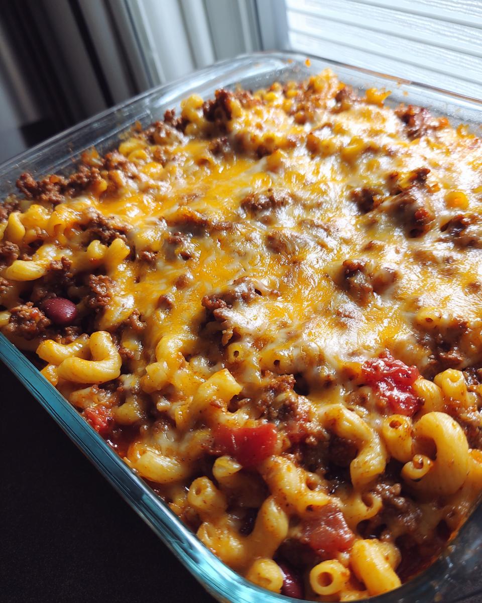 Amazing 1-Pot Chili Mac Casserole for Ultimate Comfort 6 Chili Mac Casserole - detail 2