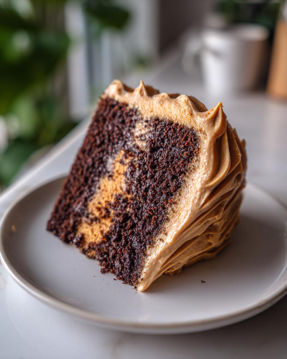 Chocolate Brown Sugar Butter Cake with Spiced Pumpkin Frosting 9 Chocolate Brown Sugar Butter Cake with Spiced Pumpkin Frosting - detail 4