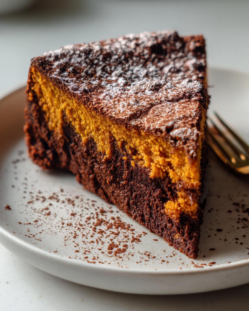 Moist Chocolate Pumpkin Cake Recipe with 33-Minute Magic 7 Chocolate Pumpkin Cake - detail 3