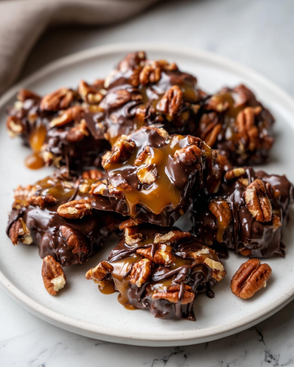 15-Minute Chocolate Turtle Candies: Irresistibly Easy Bliss 5 Chocolate Turtle Candies - detail 1