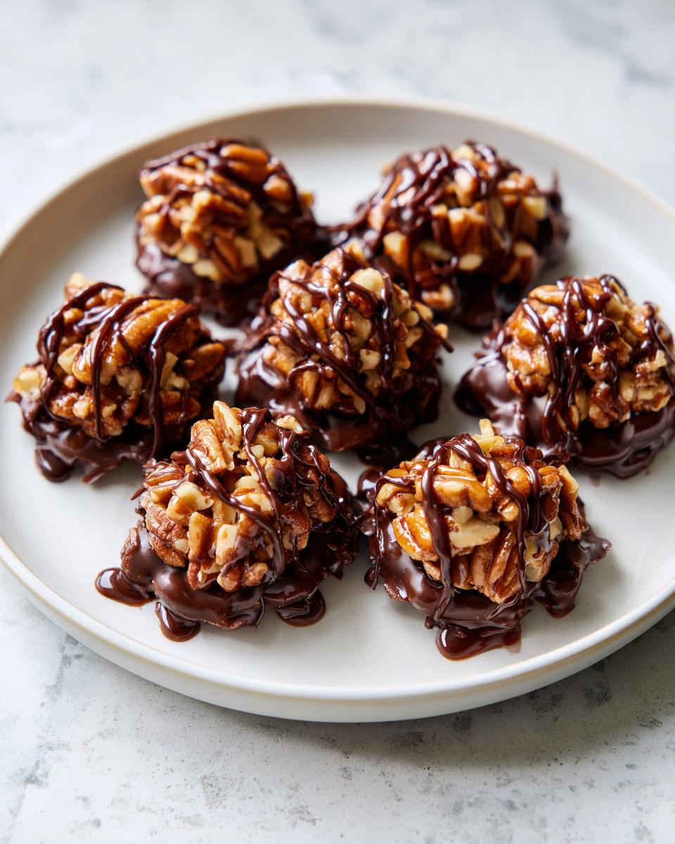 15-Minute Chocolate Turtle Candies: Irresistibly Easy Bliss 6 Chocolate Turtle Candies - detail 2