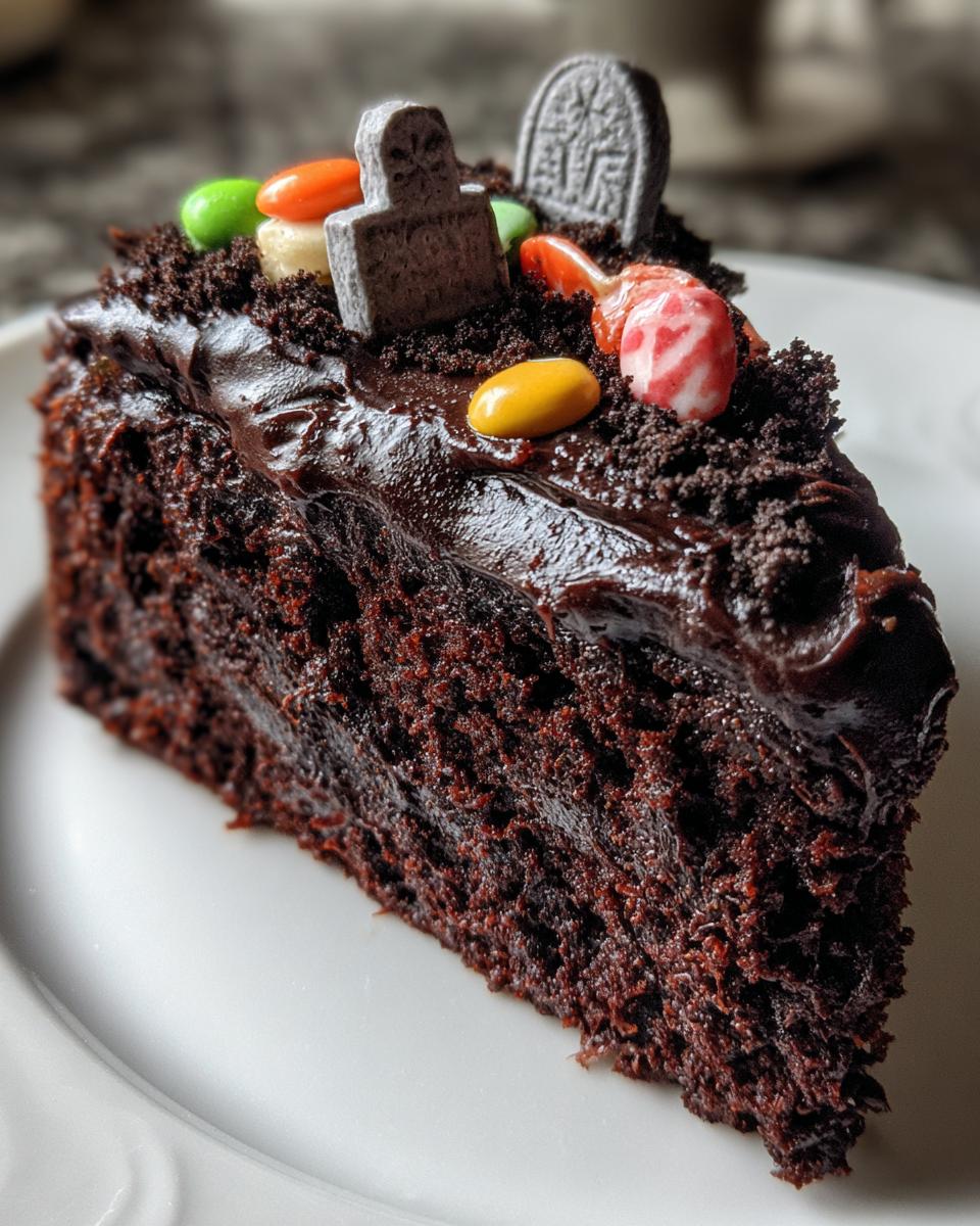 Classic Chocolate Graveyard Sheet Cake - detail 1