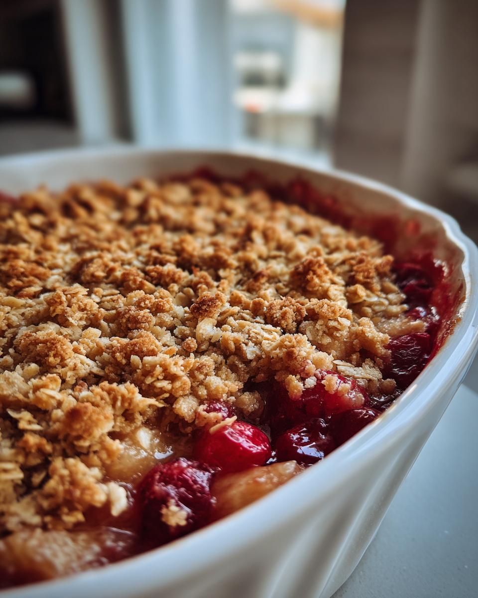 Irresistible Cranberry Apple Crisp Recipe in 1 Hour 8 Cranberry Apple Crisp - detail 3