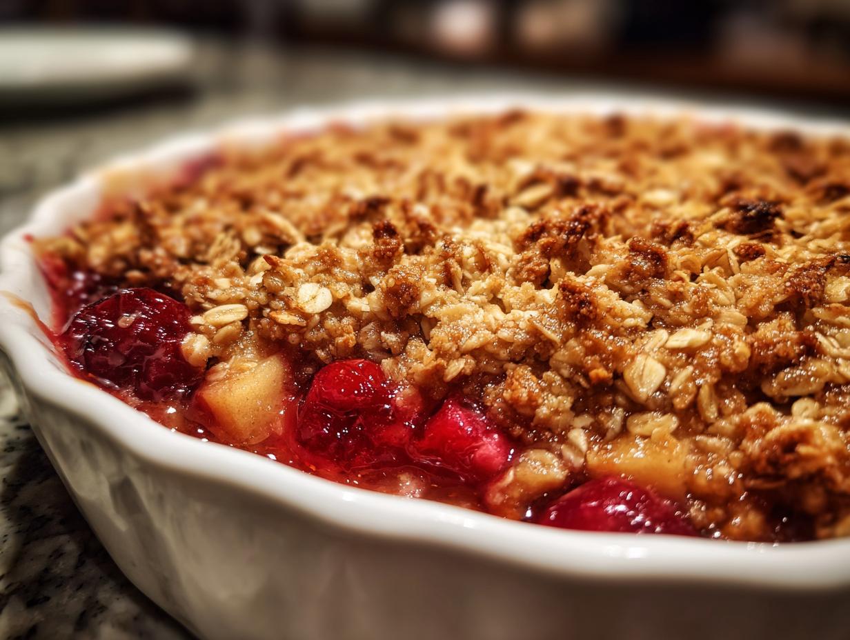 Cranberry Apple Crisp