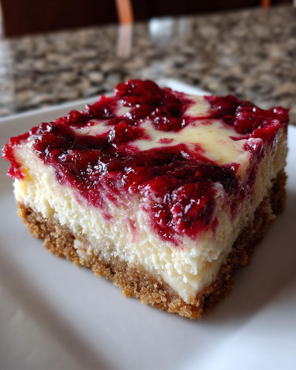 Irresistible 5-Ingredient Cranberry Cheesecake Bars 9 Cranberry Cheesecake Bars - detail 4