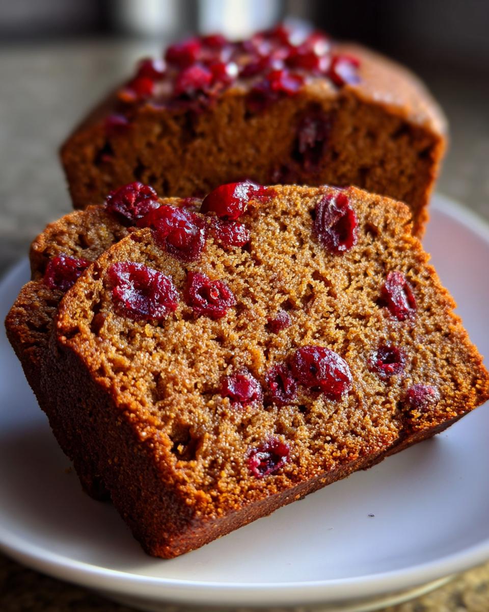 Irresistible Cranberry Gingerbread Loaf in 5 Easy Steps 9 Cranberry Gingerbread Loaf - detail 4