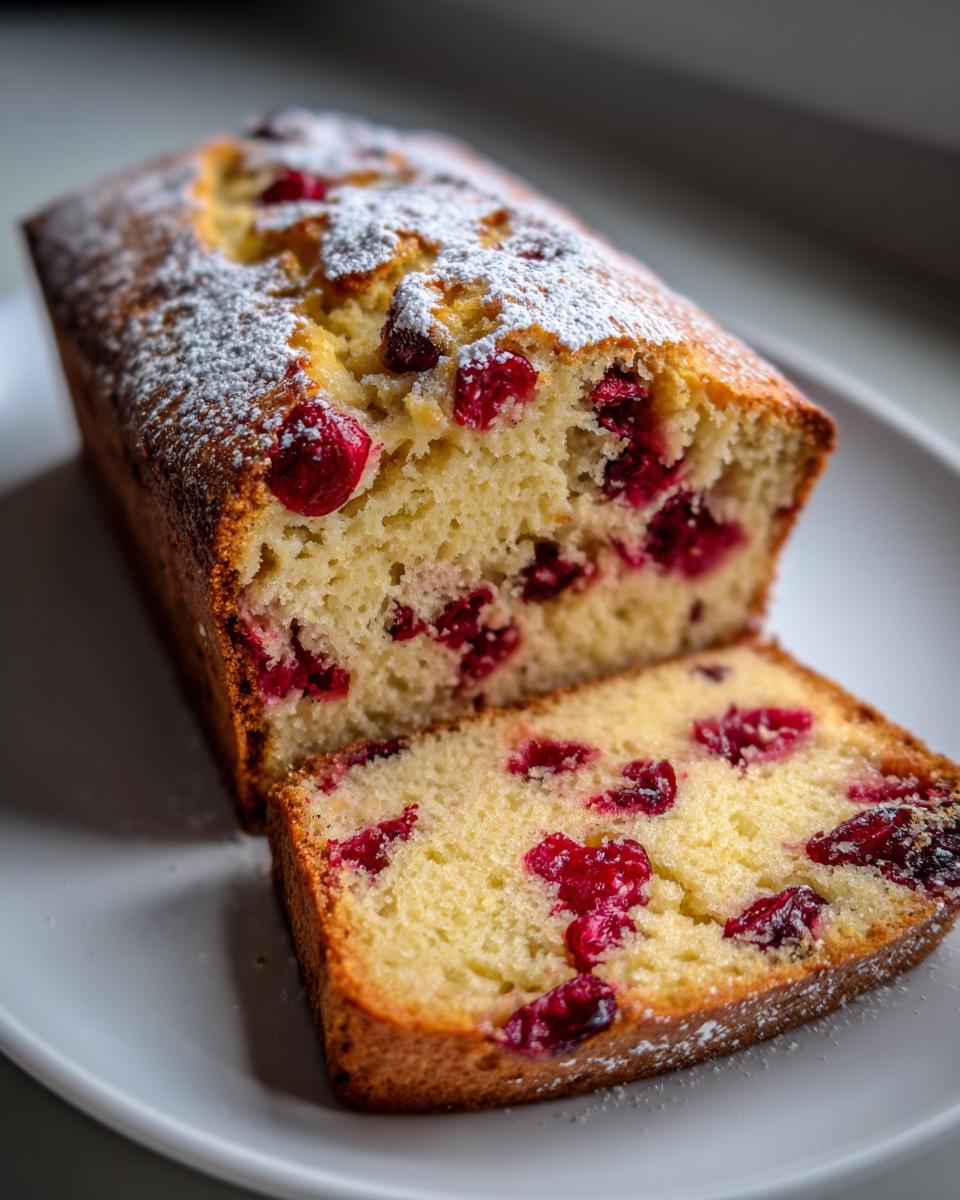 Cranberry Lemon Loaf - detail 1