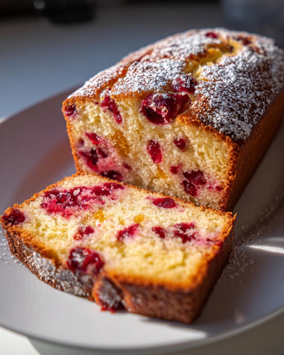 Cranberry Lemon Loaf - detail 3