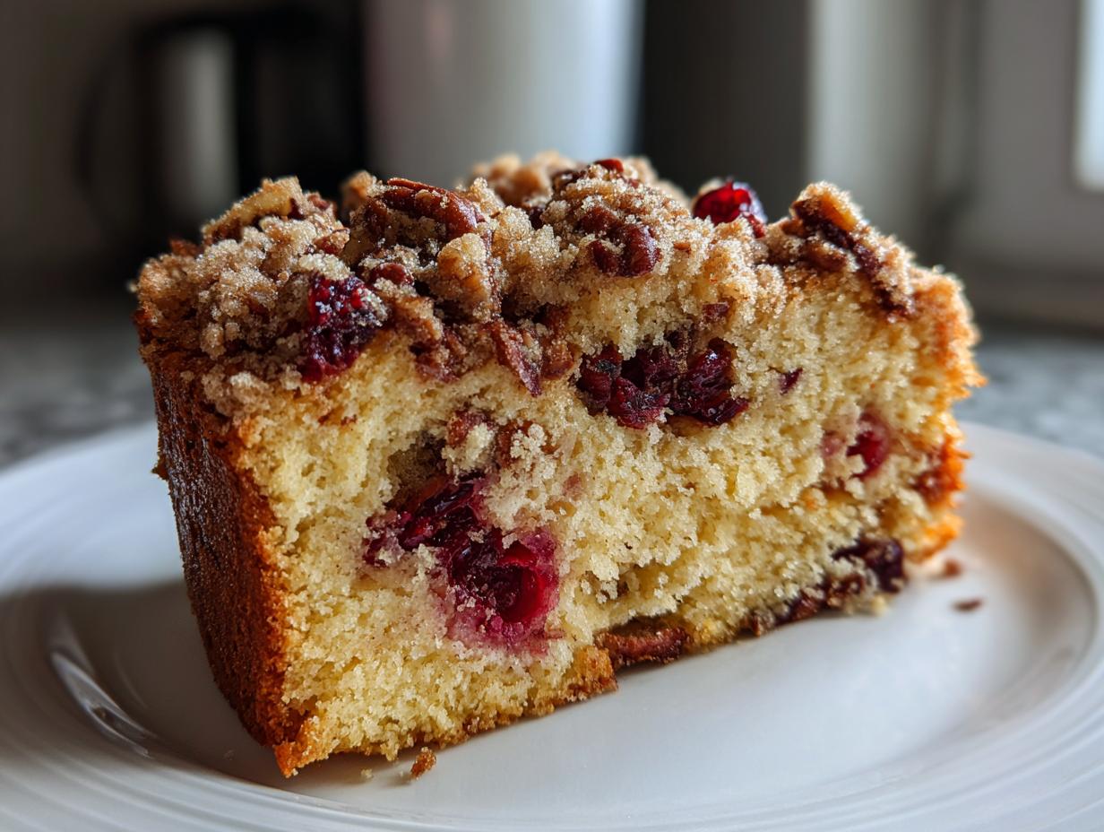 Cranberry Pecan Coffee Cake