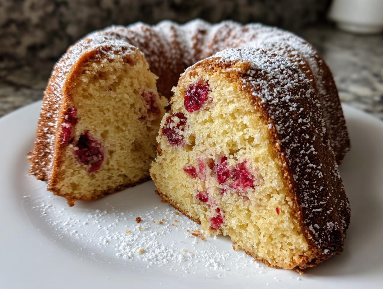 Cranberry Pound Cake