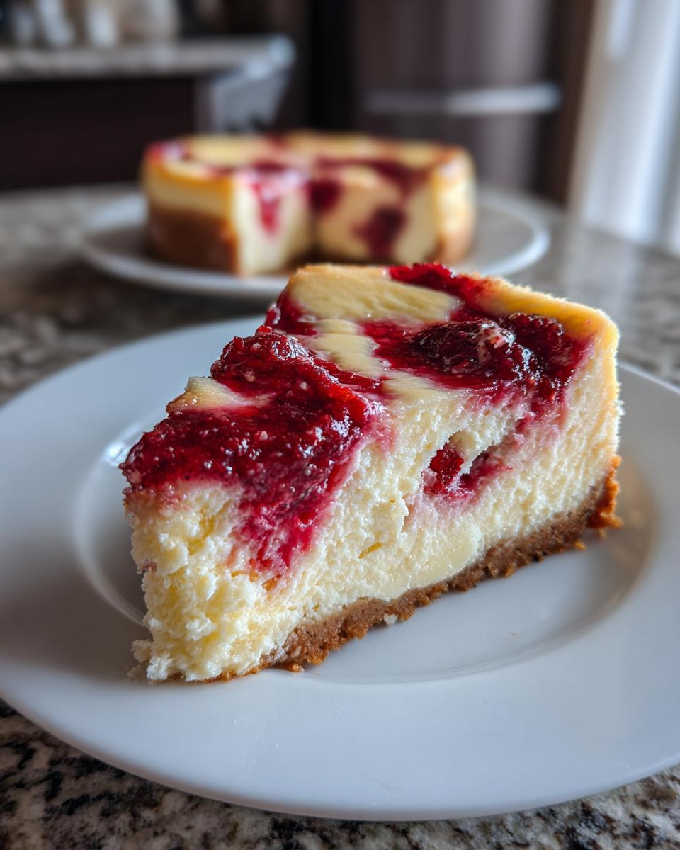 1 Creamy Cranberry Swirl Cheesecake That Steals Hearts 6 Cranberry Swirl Cheesecake - detail 1