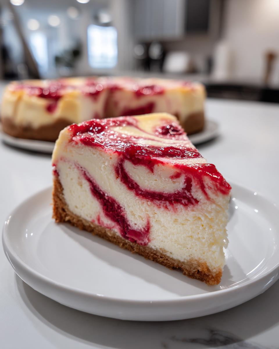 1 Creamy Cranberry Swirl Cheesecake That Steals Hearts 8 Cranberry Swirl Cheesecake - detail 3