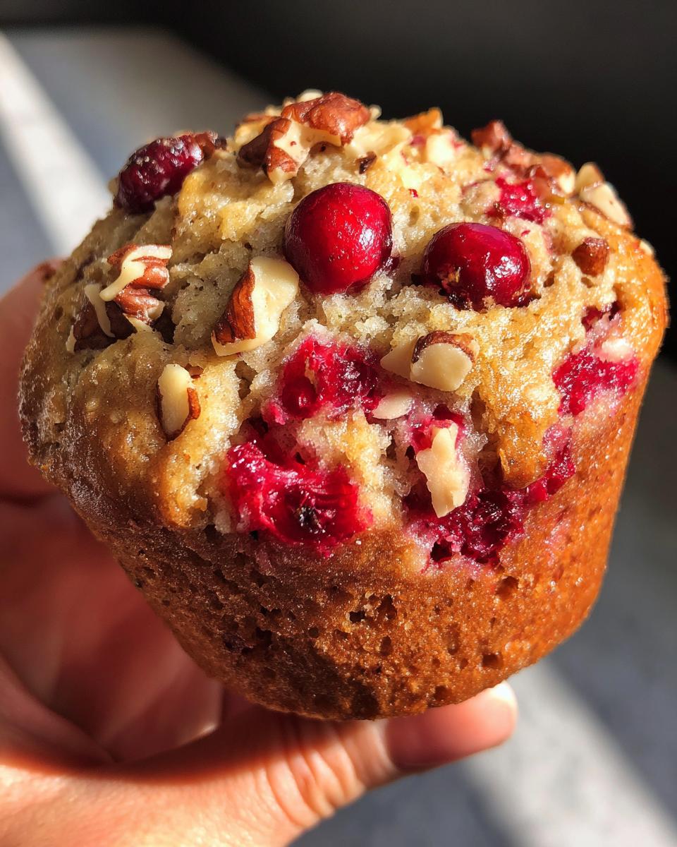 Cranberry Walnut Muffins - detail 1