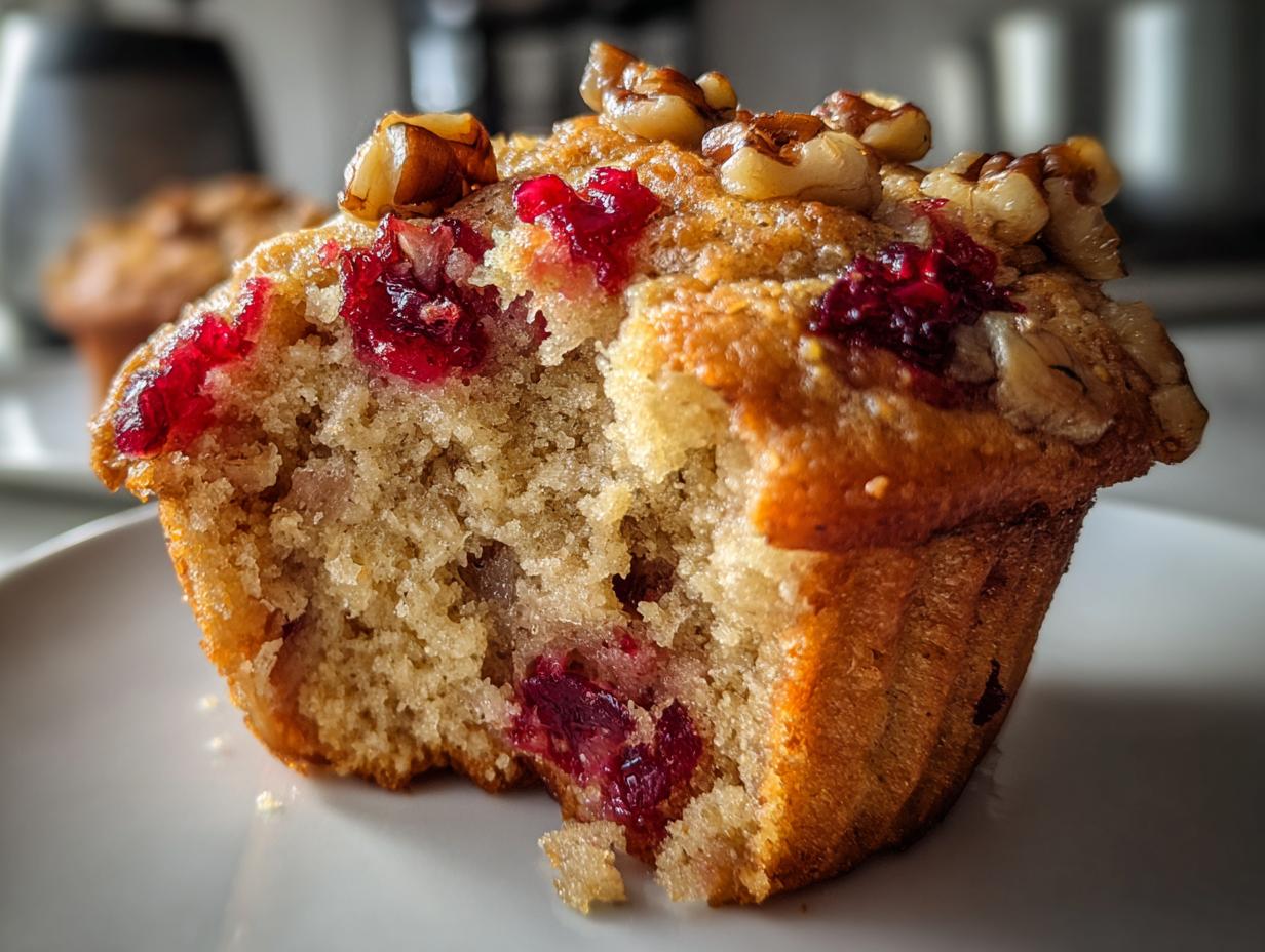 Cranberry Walnut Muffins