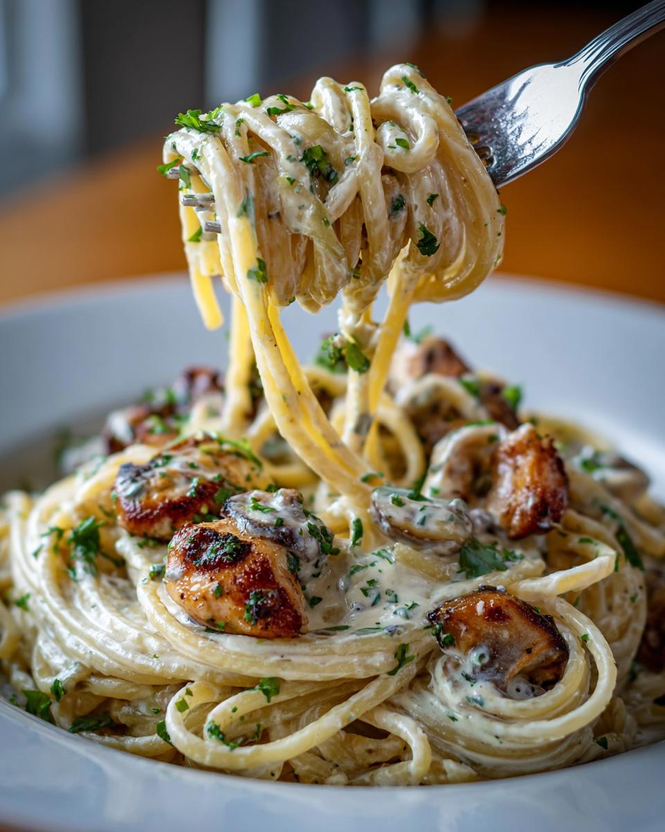 Creamy Mushroom Pasta: Effortless 25-Minute Comfort Feast 9 Creamy Mushroom Pasta - detail 4