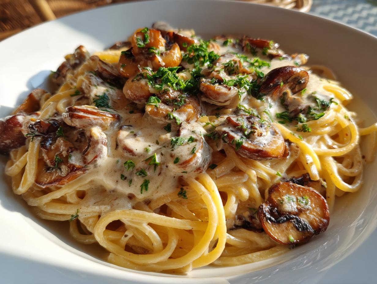 Creamy Mushroom Pasta