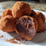 Velvety 5-Ingredient Dark Chocolate Pumpkin Ganache Truffles 10 Dark Chocolate Pumpkin Ganache Truffles