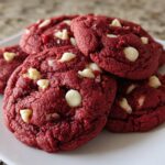 Deep Crimson Red Velvet Cookies - 12 Irresistible Bites of Bliss 6 Deep crimson color Red Velvet Cookies