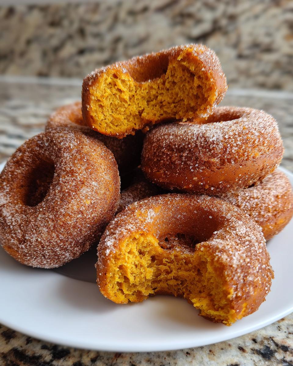 Fluffiest Baked Pumpkin Doughnuts - detail 1