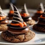 3-Ingredient Fudge-Striped Cookie Witch Hats - Magical & Easy 4 Fudge-Striped Cookie Witch Hats