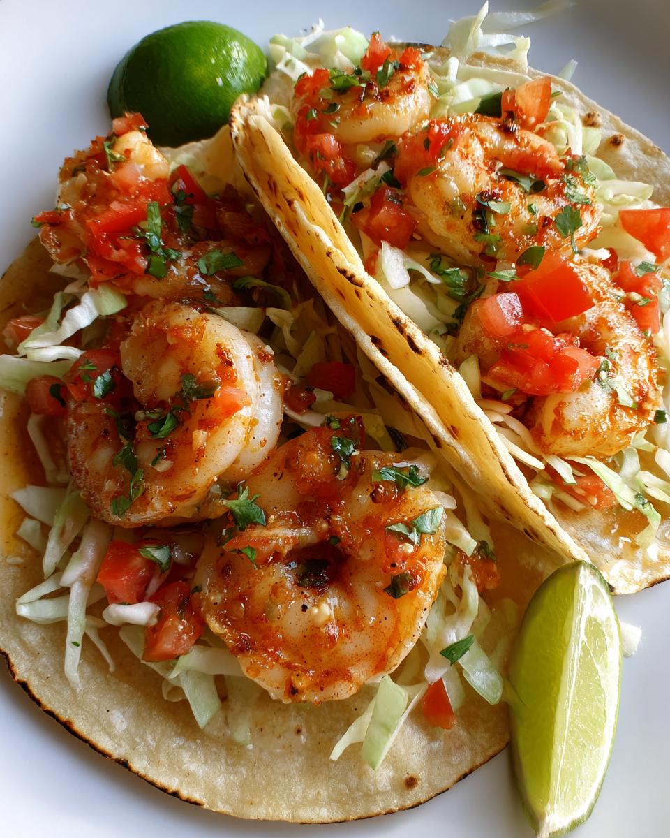 Garlic Butter Shrimp Tacos (seafood twist) - detail 2