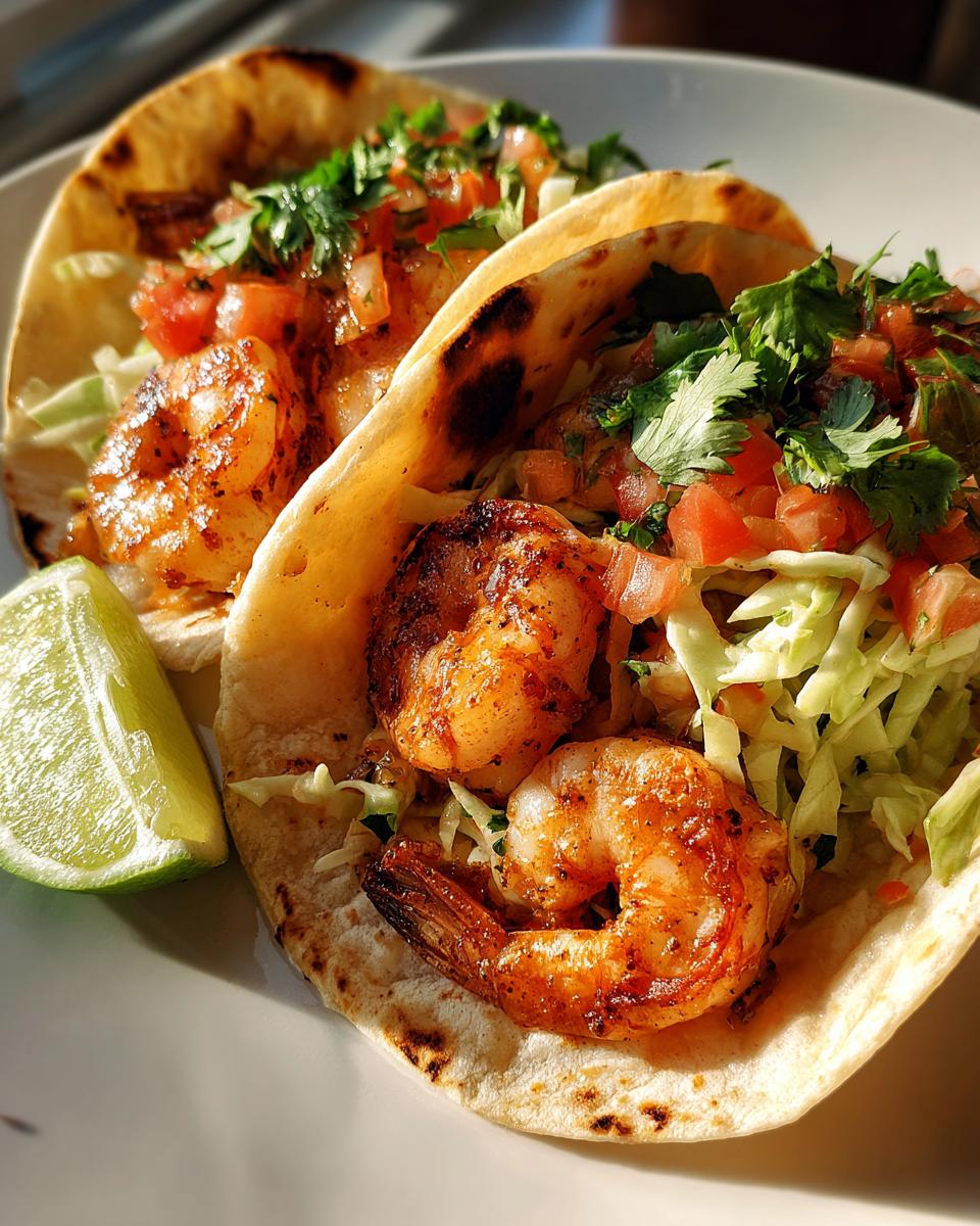 Garlic Butter Shrimp Tacos (seafood twist) - detail 3