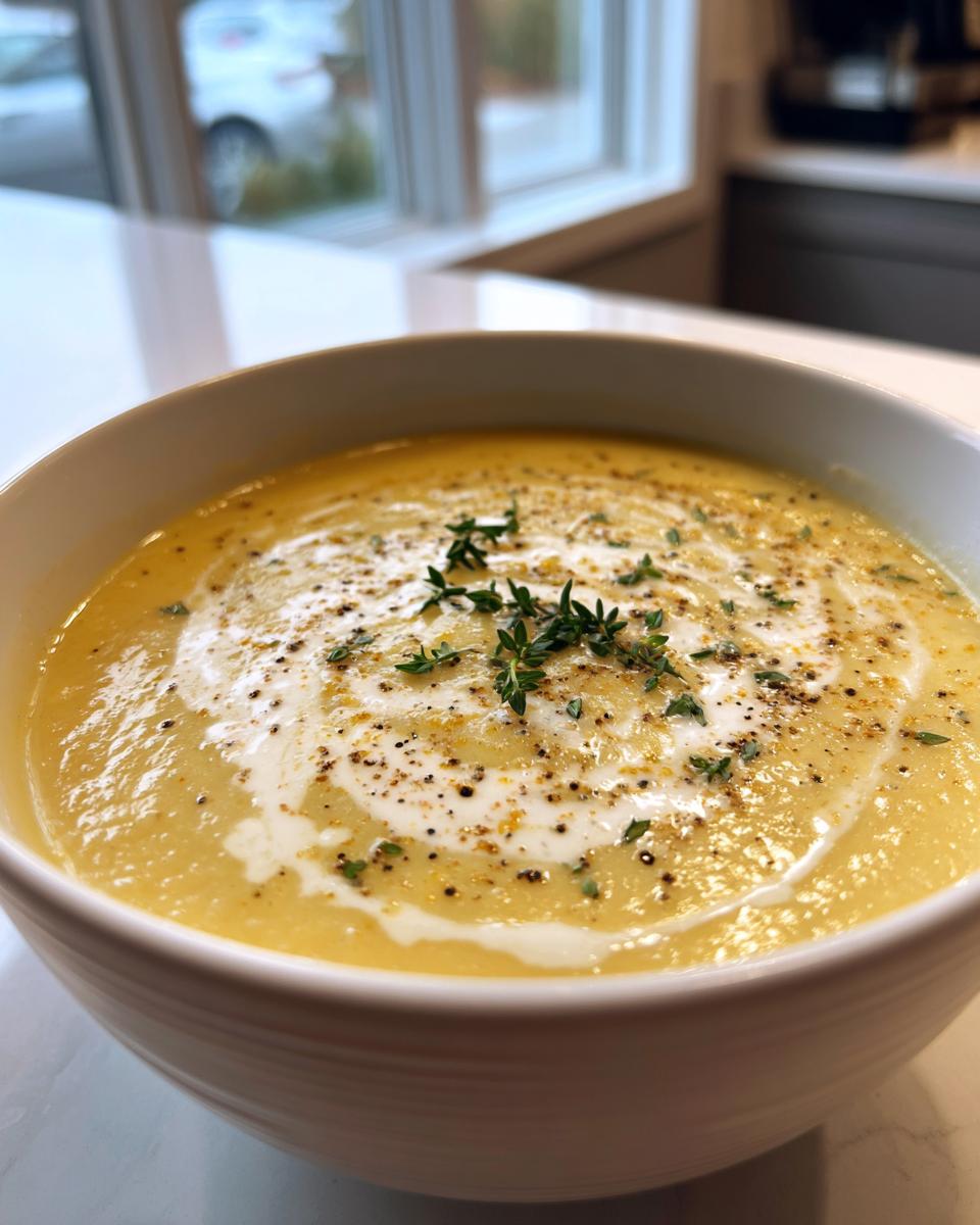 Garlic Potato Soup - detail 2