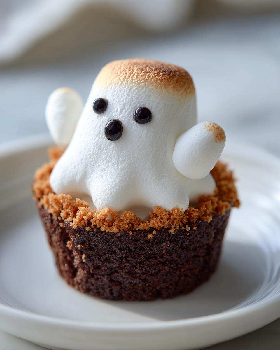 Ghost S’mores Cupcakes - detail 1
