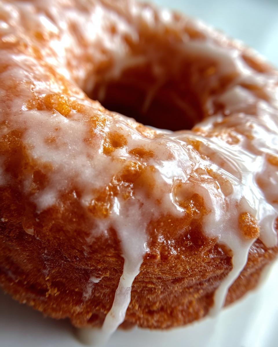 Glazed Pumpkin Old-Fashioned Doughnuts - detail 1