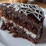 Spooky Gluten-Free Spider Web Chocolate Cake in 5 Easy Steps 8 Gluten-Free Spider Web Chocolate Cake
