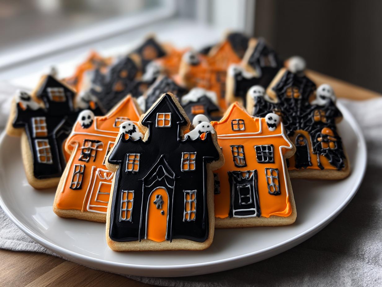 Haunted House Scene Cookies