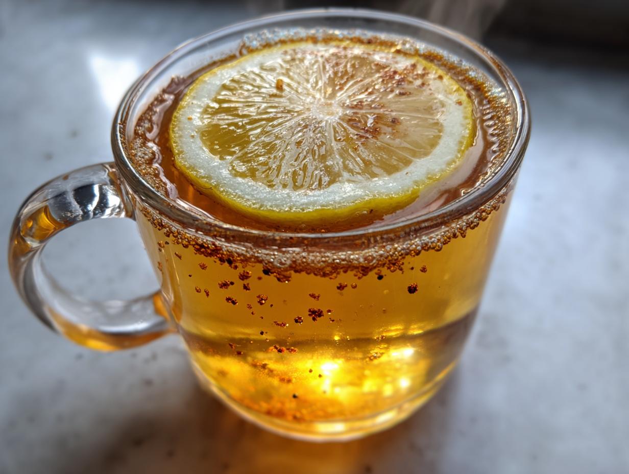 Hot Honey Lemon Tea