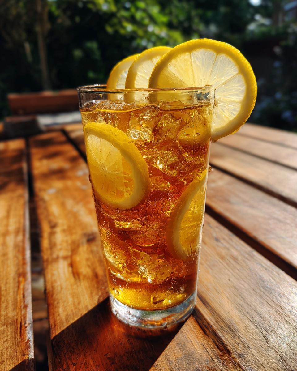 Iced Lemon Tea - detail 2