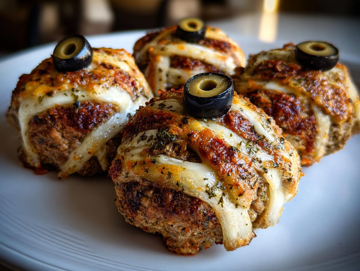 Italian Herb Mummy Meatballs