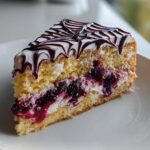 Spooky Lemon and Blackberry Spider Web Cake in 5 Easy Steps 10 Lemon and Blackberry Spider Web Cake