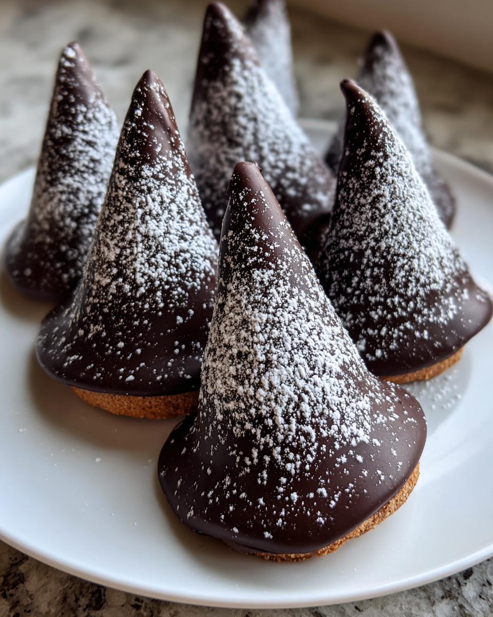 Marzipan Witch Hats - detail 2