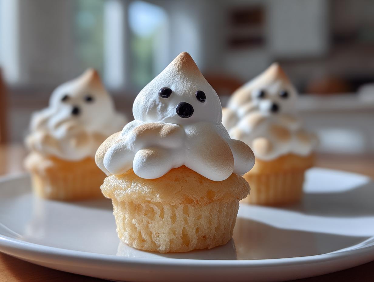 Meringue Ghost Cupcakes