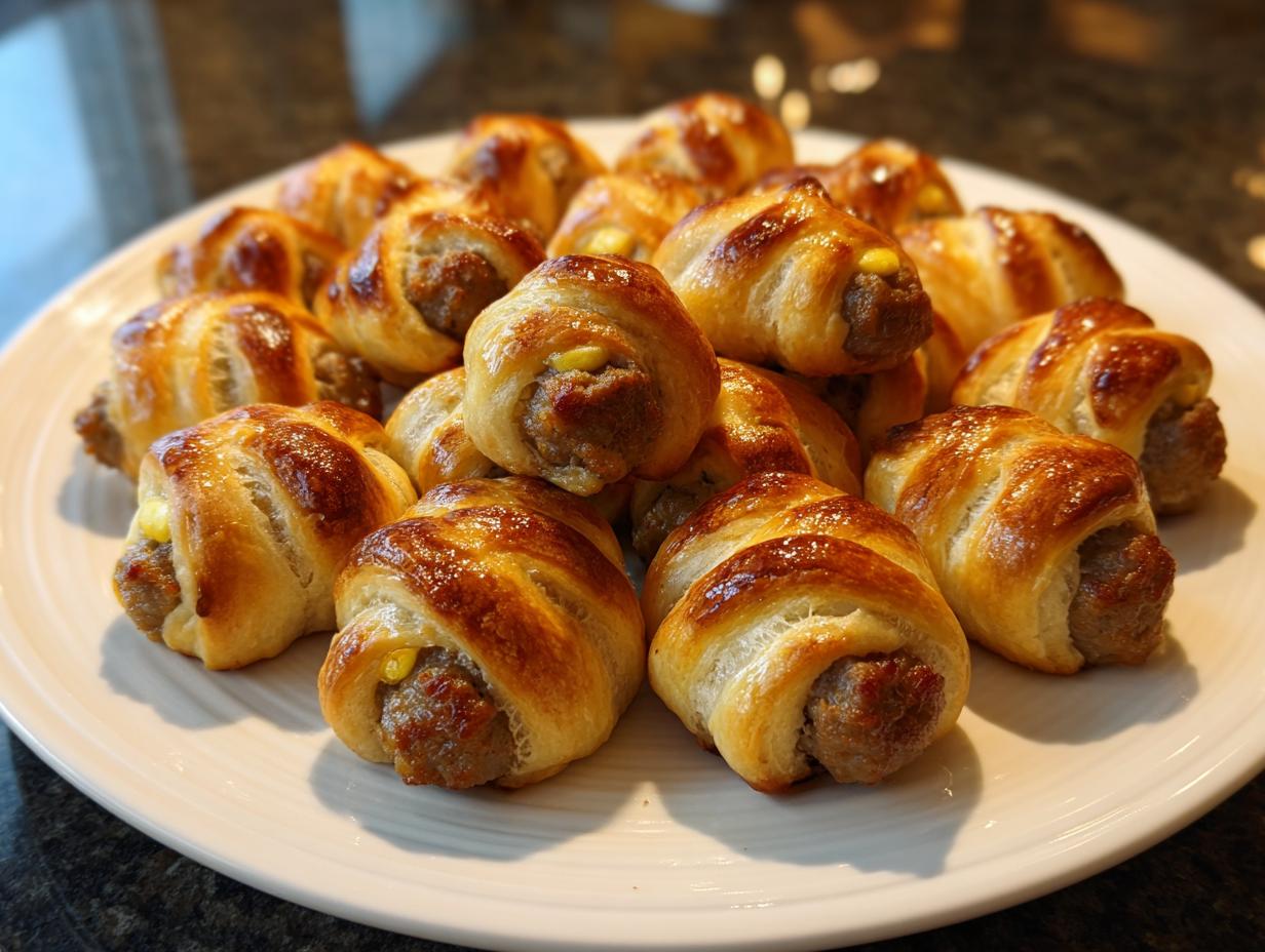 Mini Appetizer Mummy Meatballs