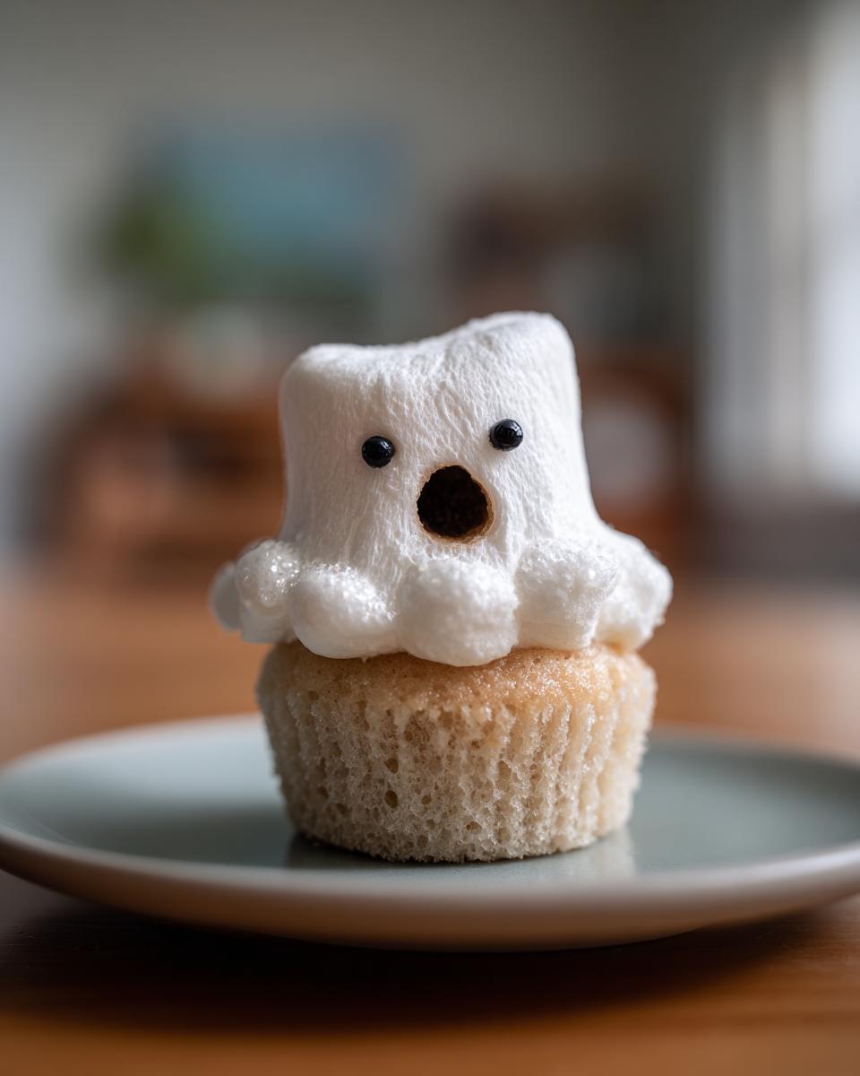 Mini Ghost Cupcakes for Kids - detail 2