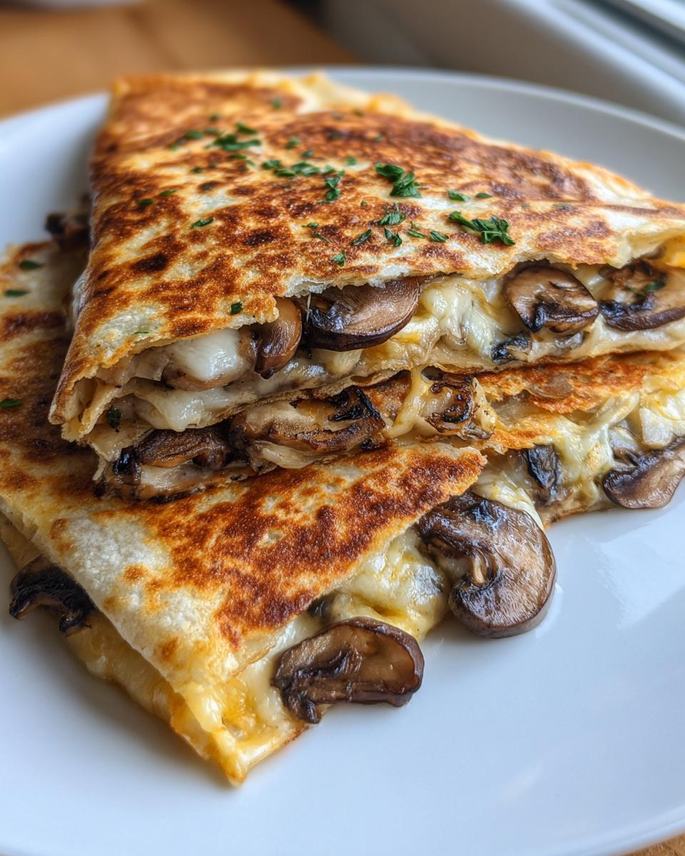 Mushroom Quesadillas Recipe: Irresistible 20-Minute Meal Magic 6 Mushroom Quesadillas - detail 2