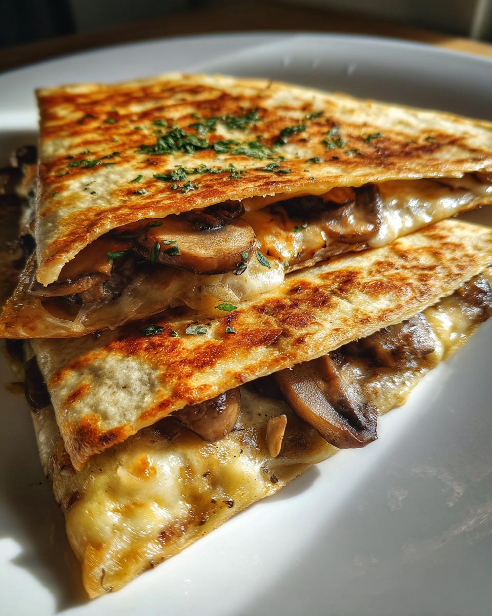 Mushroom Quesadillas Recipe: Irresistible 20-Minute Meal Magic 7 Mushroom Quesadillas - detail 3