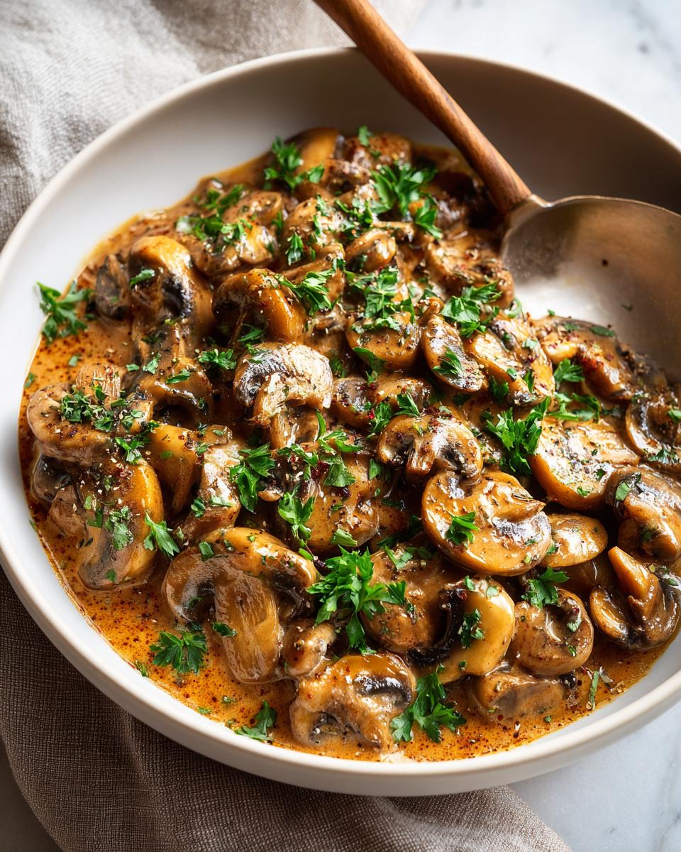 Irresistible 30-Minute Mushroom Stroganoff That Wows Every Time 8 Mushroom Stroganoff - detail 3