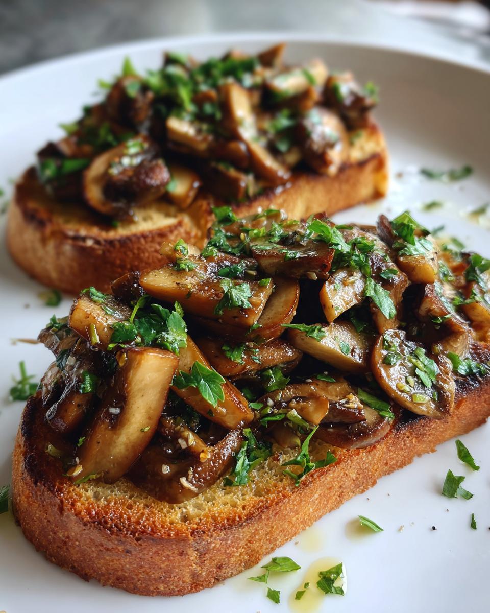 Mushroom Toast - detail 2
