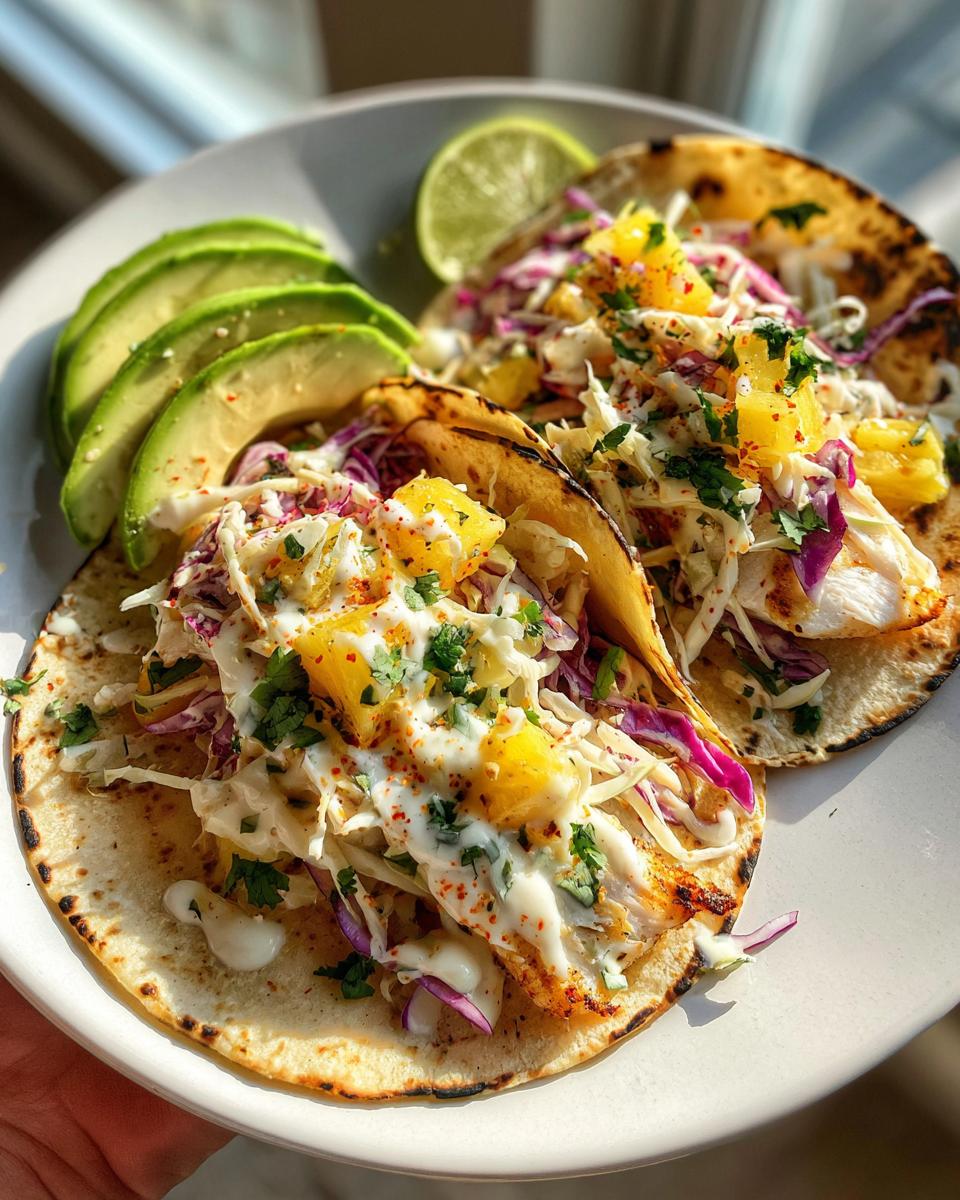 Crispy Pineapple Slaw Fish Tacos in 30 Minutes 6 Pineapple Slaw Fish Tacos - detail 1