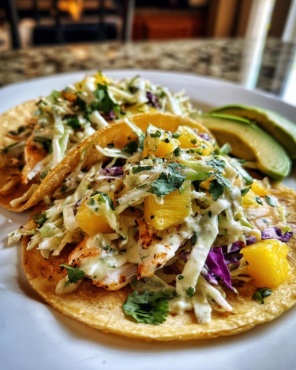 Crispy Pineapple Slaw Fish Tacos in 30 Minutes 7 Pineapple Slaw Fish Tacos - detail 2