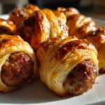 Spooky Puff Pastry Wrapped Mummy Meatballs in 4 Easy Steps 8 Puff Pastry Wrapped Mummy Meatballs