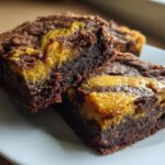 20-Minute Pumpkin Brownies Boxed Mix Swirl - Heavenly Fall Treat 10 Pumpkin Brownies boxed mix swirl