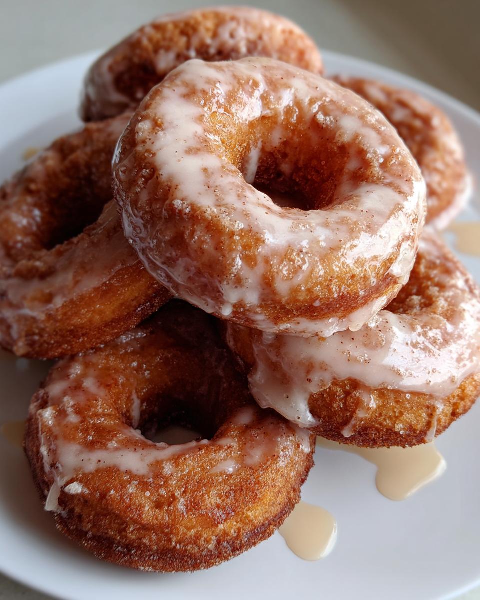 Irresistible Pumpkin Cake Donuts Fried with Cinnamon Glaze 6 Pumpkin Cake Donuts fried with cinnamon glaze - detail 1