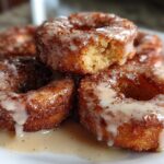 Irresistible Pumpkin Cake Donuts Fried with Cinnamon Glaze 10 Pumpkin Cake Donuts fried with cinnamon glaze