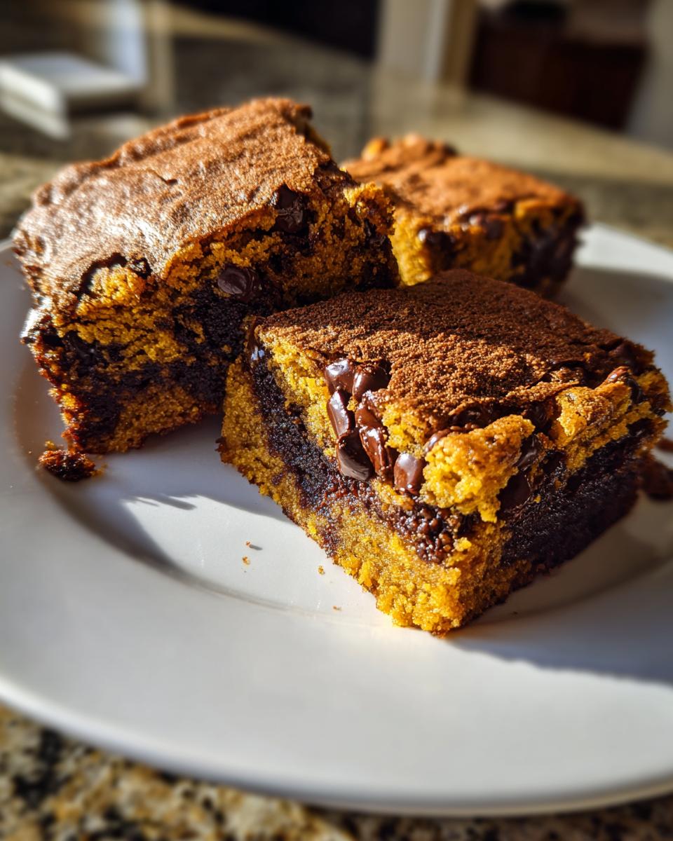 Irresistible Pumpkin Chocolate Chip Brownies in 30 Minutes 8 Pumpkin Chocolate Chip Brownies - detail 3